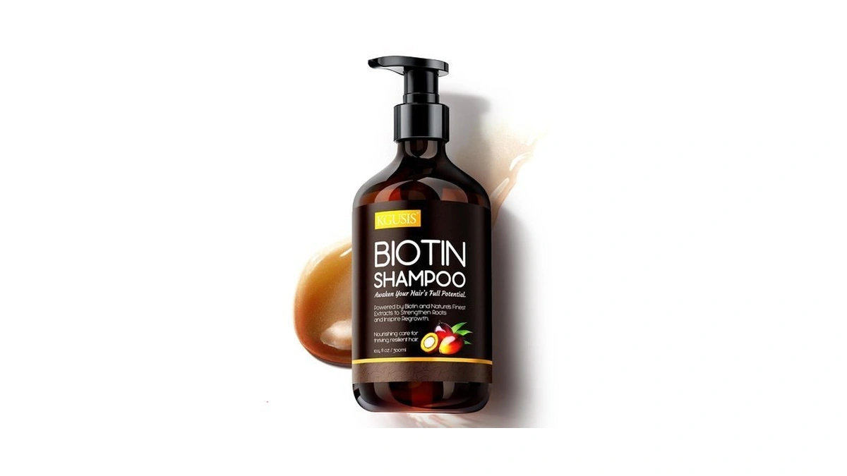 Kgusis Root Activator Biotin Hair Growth Shampoo, Nourishing Tames Frizz