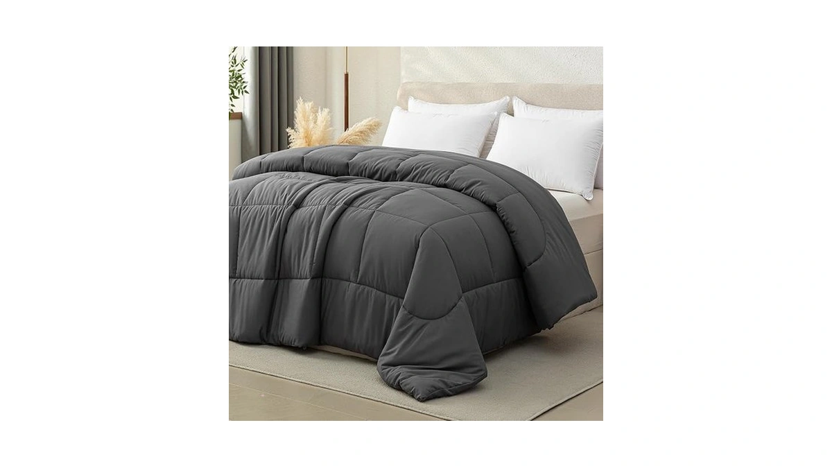 Sherest Comforter Duvet Insert Queen Size - Soft Microfiber Down