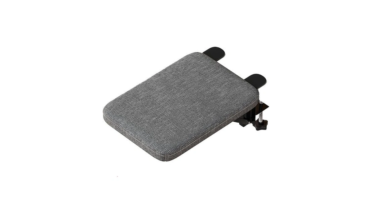 Foldable Armrest Desk Mount - Metal Support + Cushioned Pad