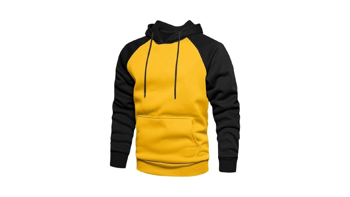Toloer Men's Hoodies Pullover Contrast Color Casual Work Daily Sweatshirts