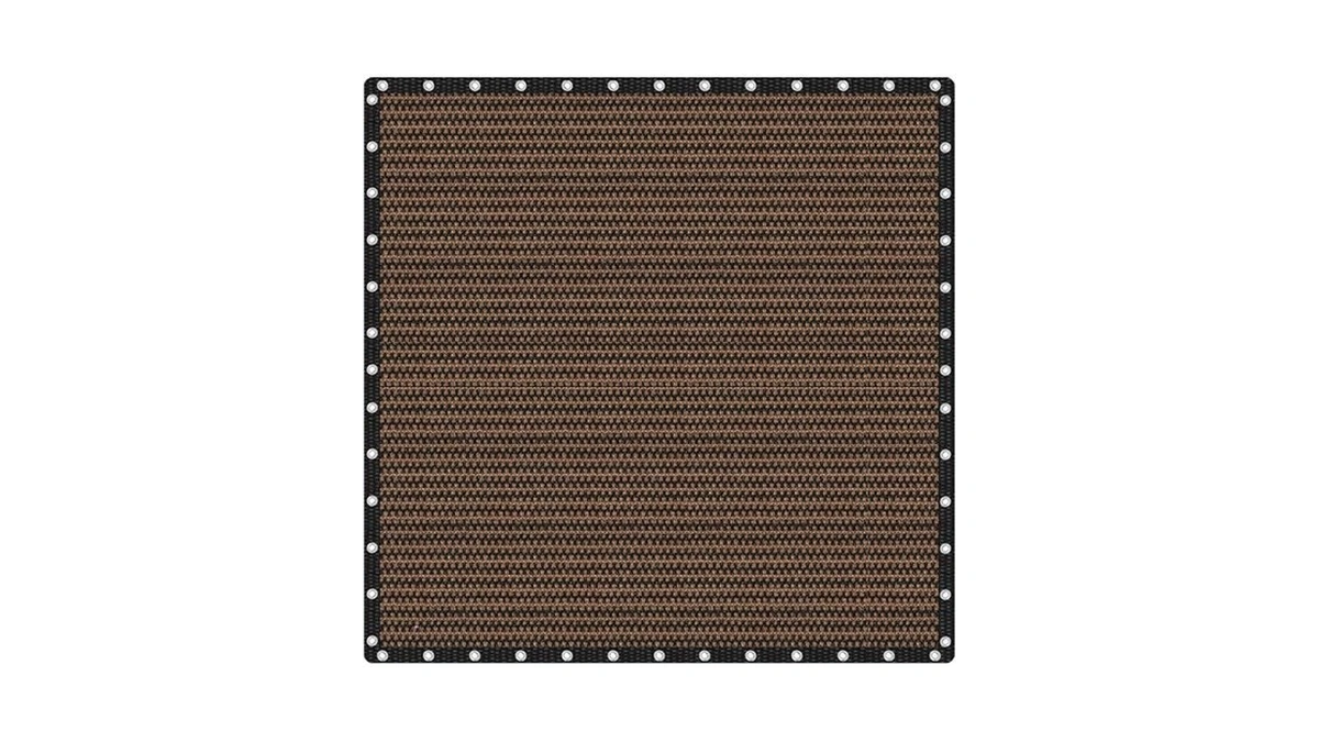 Vicllax 90% Shade Fabric Sun Shade Cloth With Reinforced Grommets,