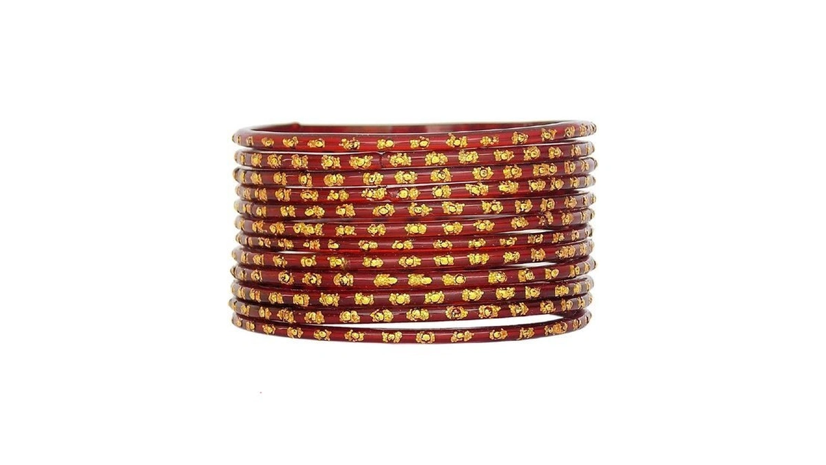 Jd'z Collection Glass Bangles For Women,indian Traditional Jewelry Glass Bangles