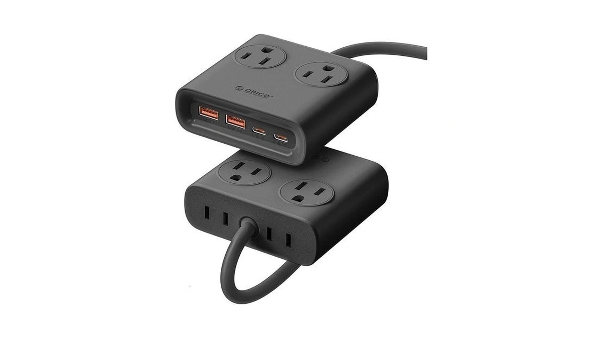 Orico Power Brick, 25w Gan Power Strip, 8 In 1