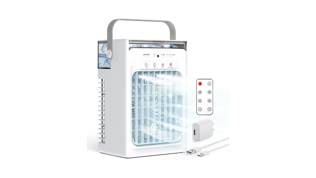 Portable Air Conditioners, 3-1 Mini Ac Unit With Remote, 4