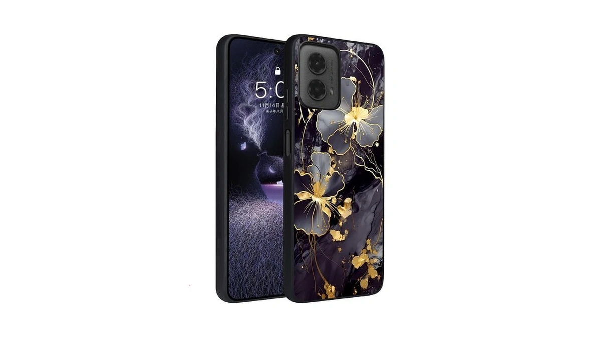 Yoviakk For Moto G Play 2024 Case,cute Flower Slim Fit