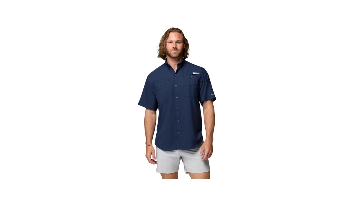 Columbia Men's Pfg Tamiami Ii Short Sleeve Sun Protection Fishing