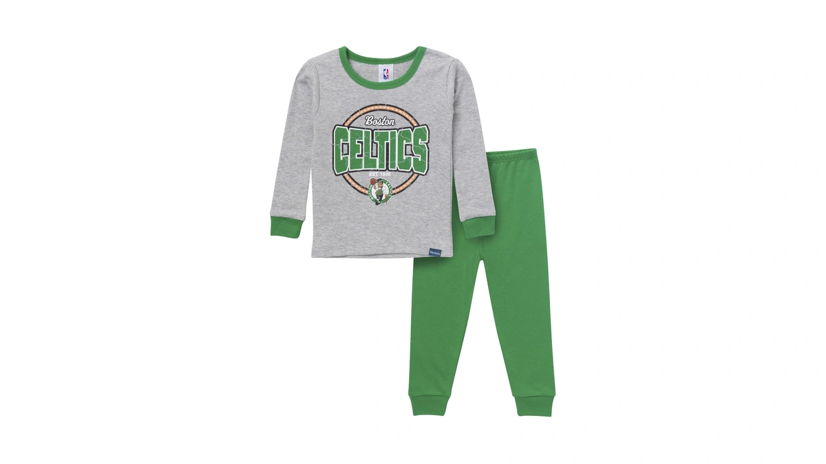 Gerber Unisex Toddler Nba Team Snug Fit Cotton Pajamas, Boston