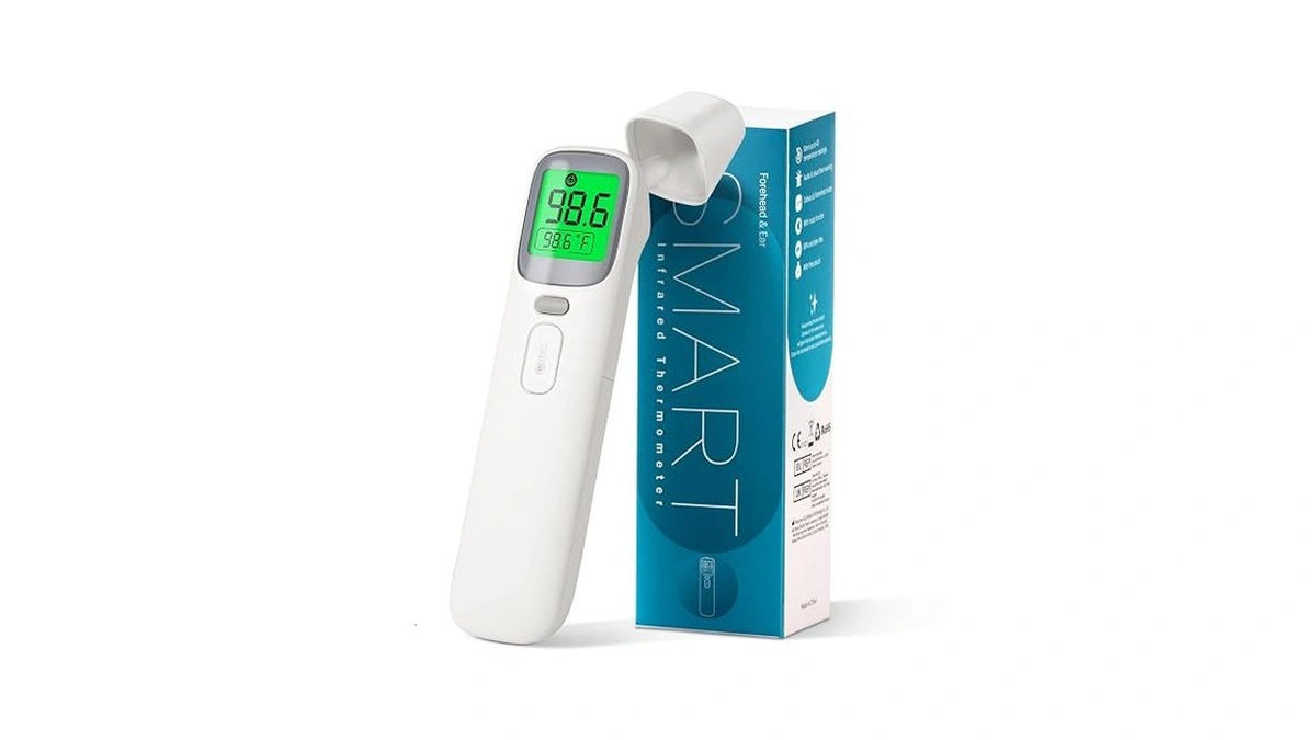 3-in-1 Ear And Forehead Thermometer For Adults Kids With Object
