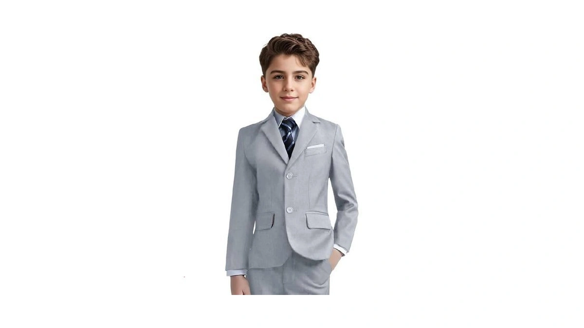 Blazer For Boys Toddler Suit Jacket Formal Slim Fit Coat