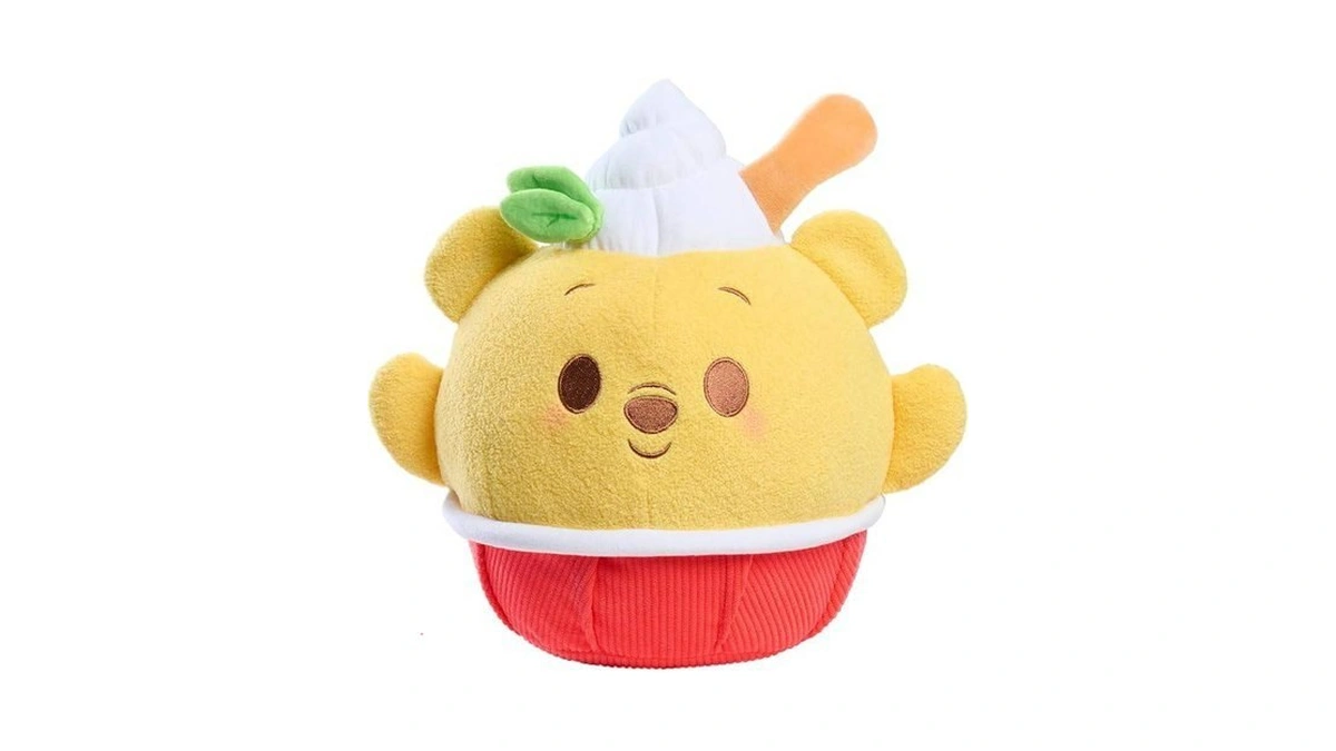 Disney Munchlings Squeeze-a-munch Large Lemon Scented Mint Shaved Ice Winnie
