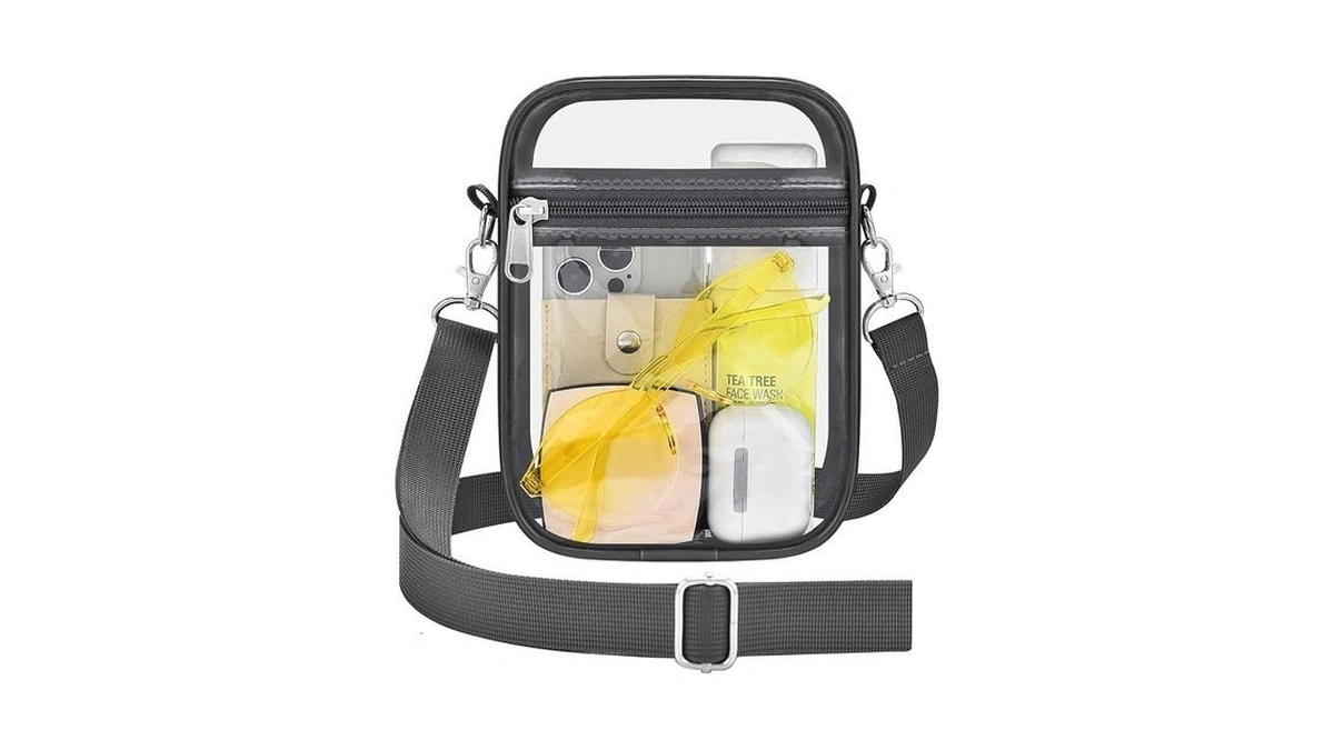 Clear Bag For Stadium Events, Clear Crossbody Satchel Bag Stadium