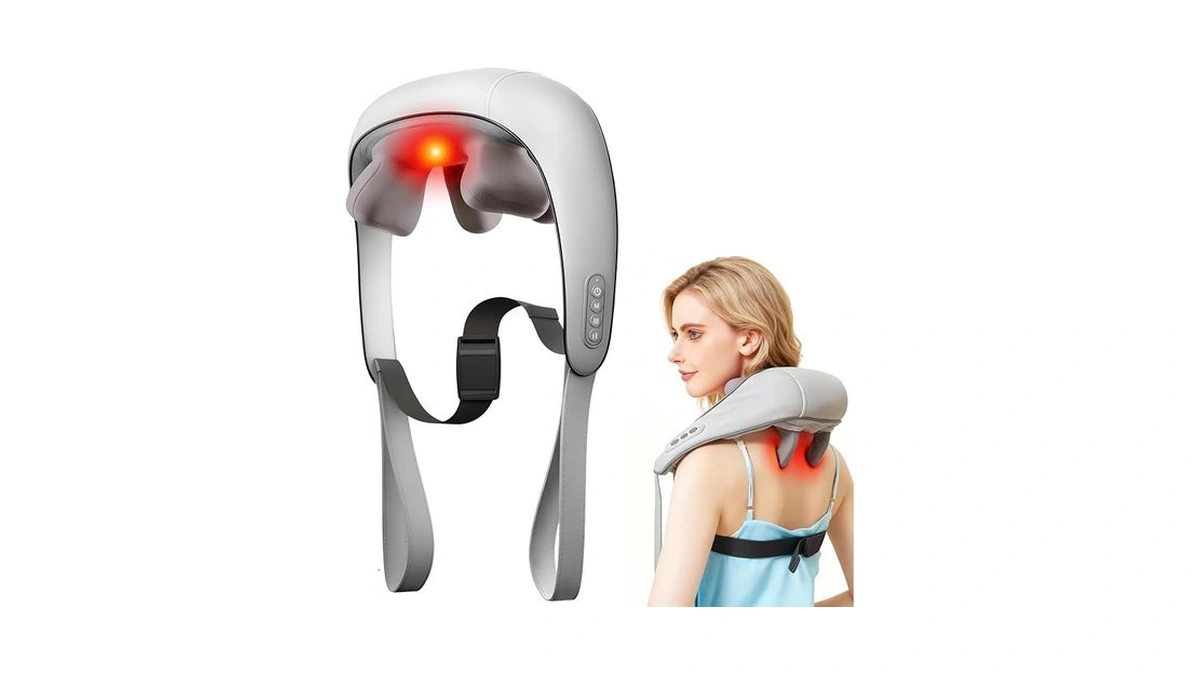 Soffiya Neck Massager With Heat For Pain Relief Deep Tissue