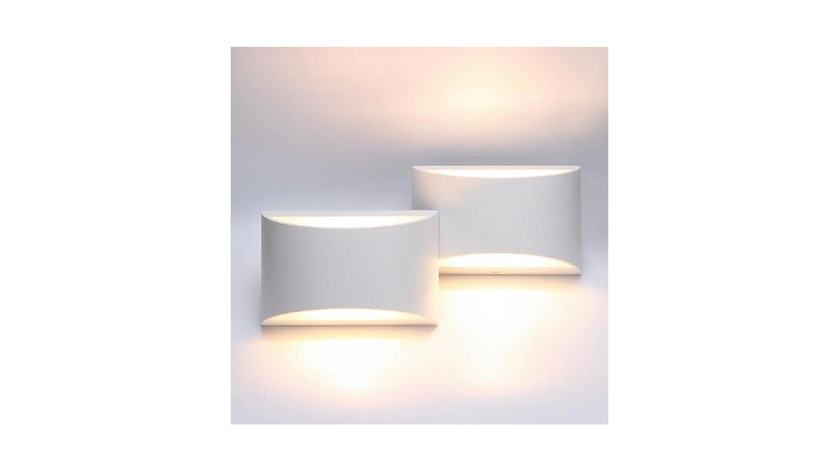 Tipace Modern Led Indoor Wall Sconces 2 Packs Hardwired Interior