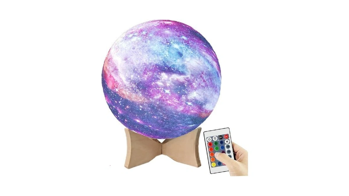 Youoklight Moon Lamp, 16 Colors Led Star Light Kids Night
