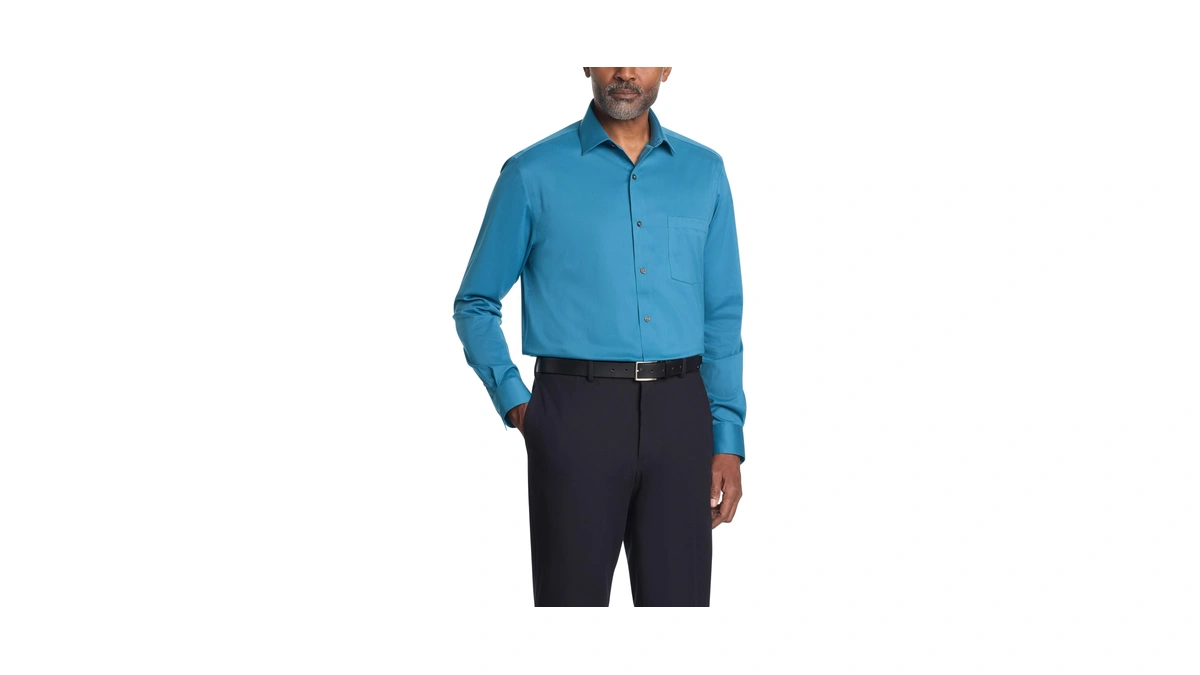 Van Heusen Men's Dress Shirt Regular Fit Ultra Wrinkle Free