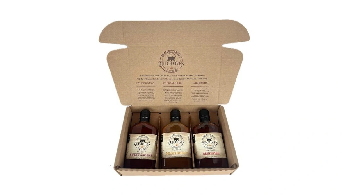 Dutch Oven Smokehouse Bbq Sauce Gift Set - Original 3