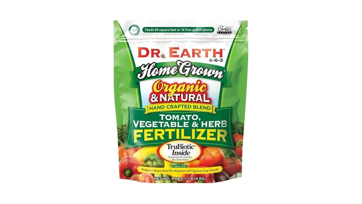 Dr. Earth Organic 5 Tomato, Vegetable & Herb Fertilizer Poly