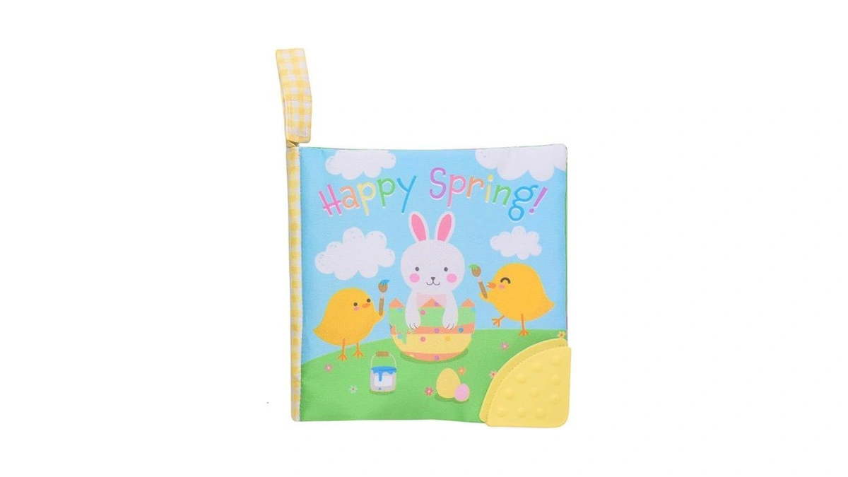 Magic Years 5 Inch Soft, Crinkle Activity Book With Teether