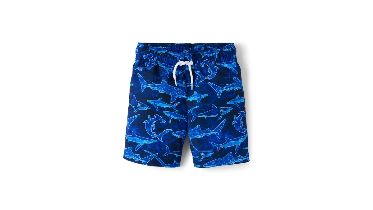 The Children's Place,boys,swim Trunks,cool Cobalt,x-small