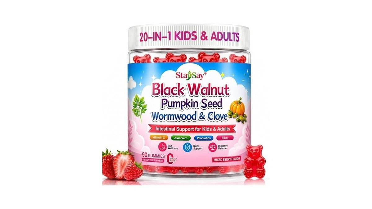 Wormwood Black Walnut Clove Para Clean For Humans & Kids,
