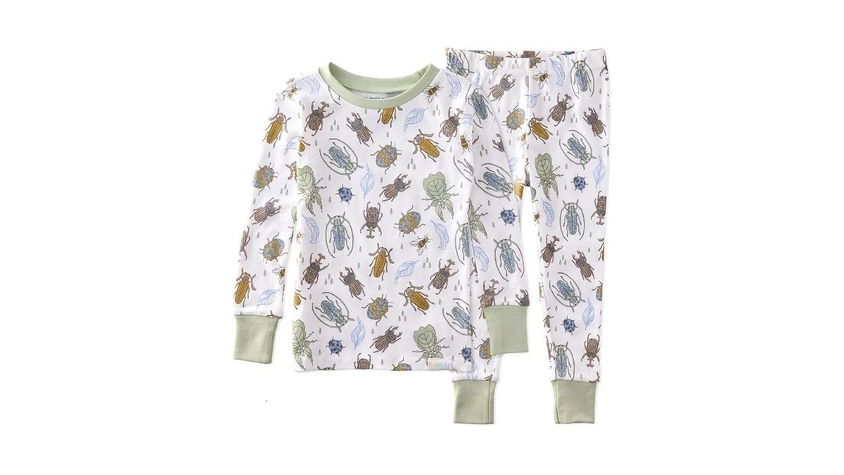 Butterblu Zen Snug-fit 2-piece Pajamas 100% Long Sleeve Organic Cotton