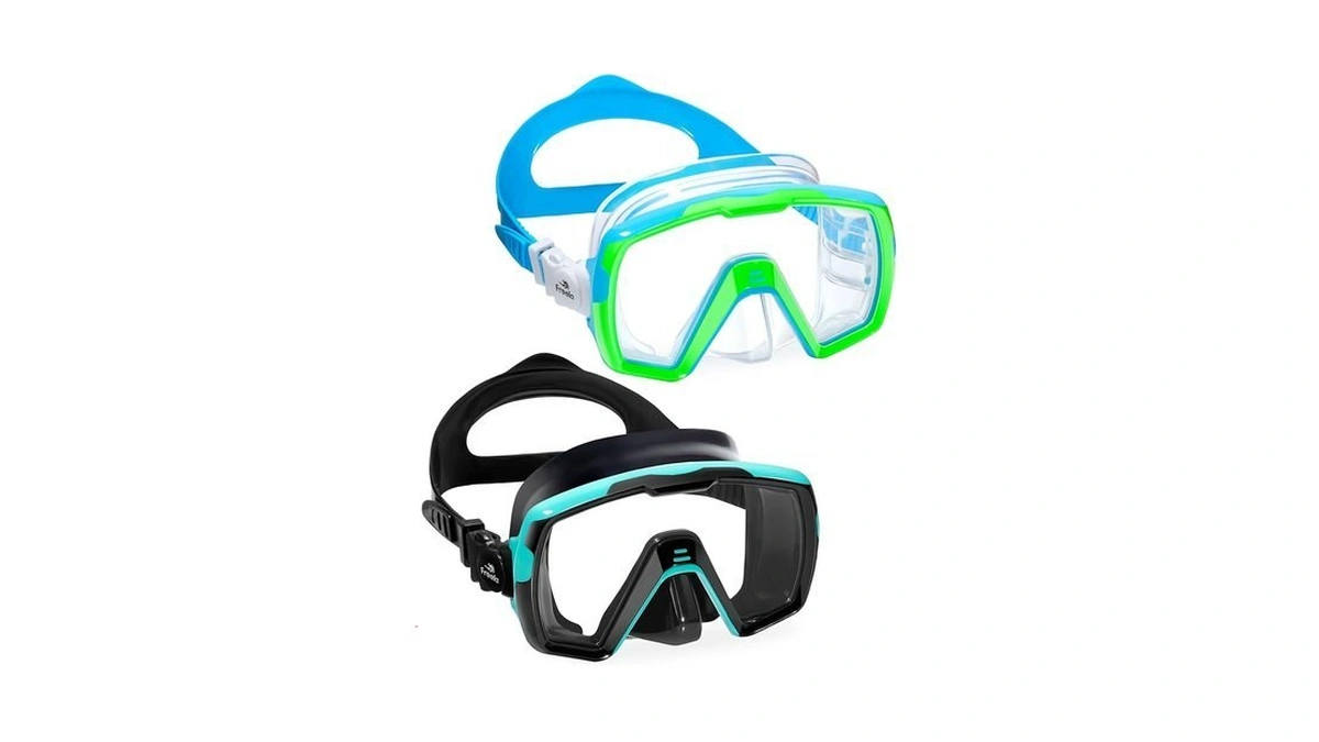 Freela 2 Pack Kids Swim Goggles With Nose Cover For