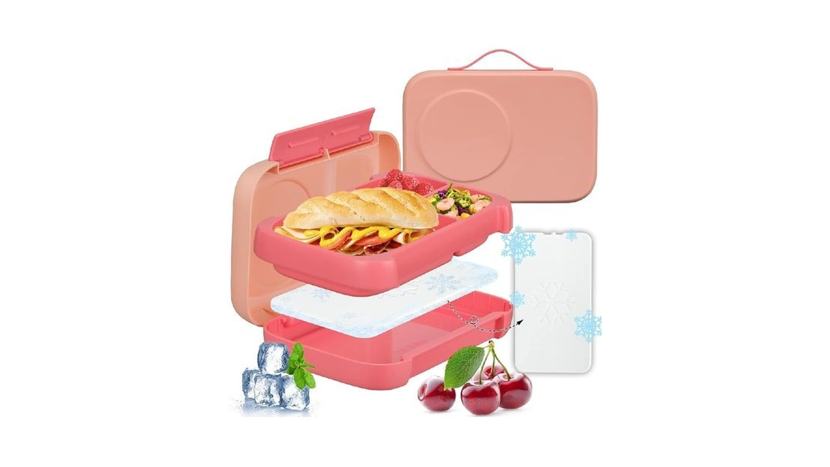 Jxxm Bento Box For Kids,kids Bento Lunch Box With Built-in