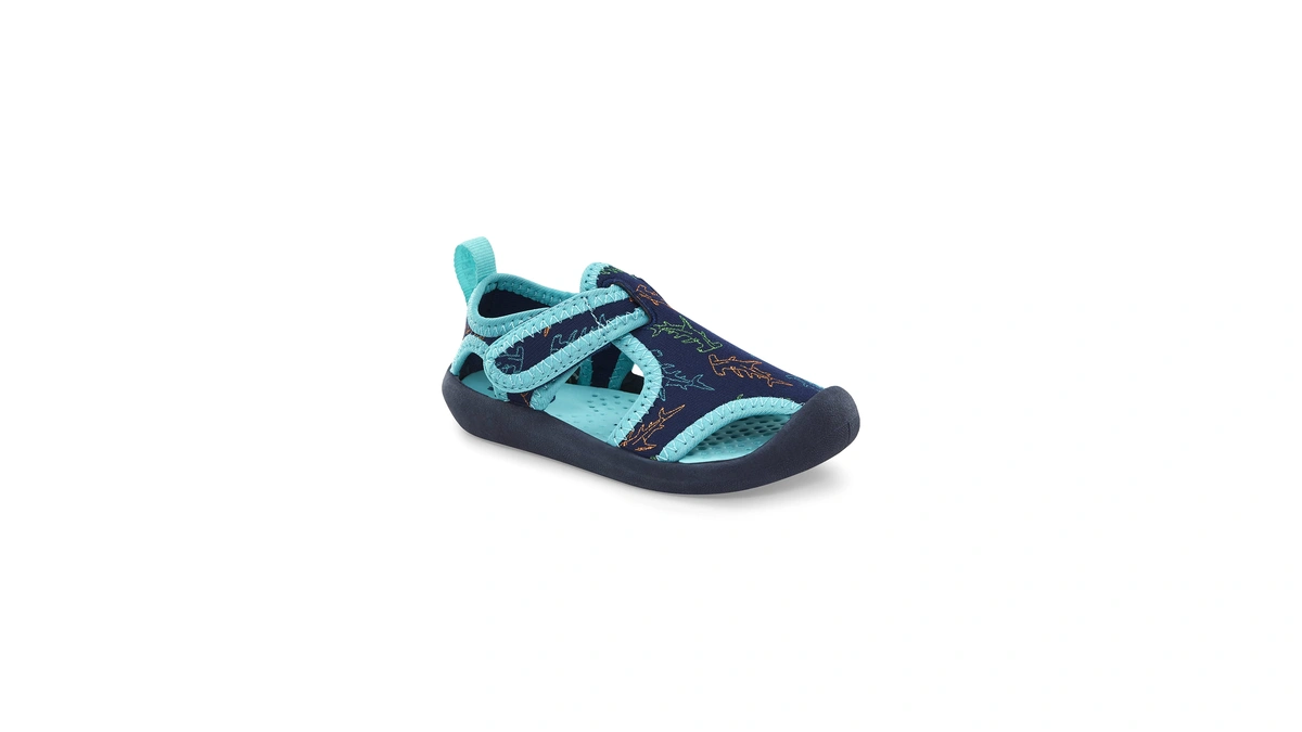 Oshkosh B'gosh Boys Aquatic Water Shoe, Teal Multi