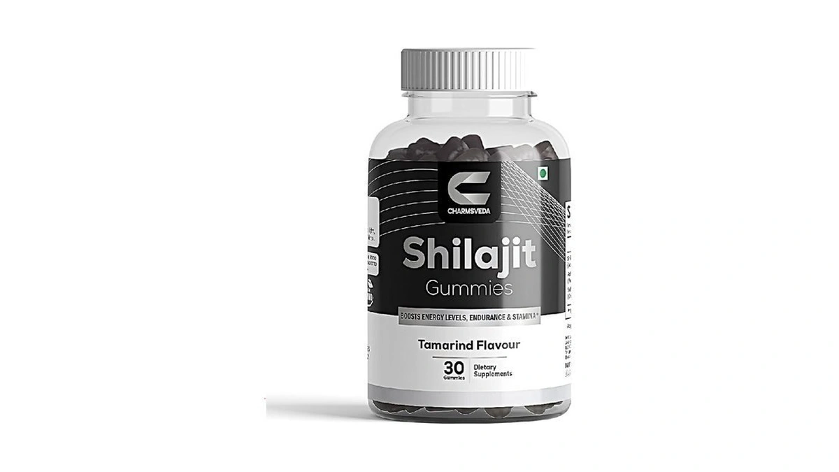 Charmsveda Shilajit Gummies With Ashwagandha & Safed Musli, Tamarind Flavor,