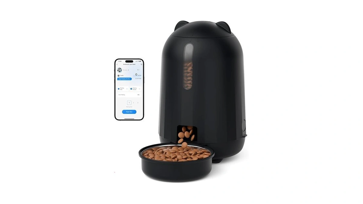 Papifeed Automatic Cat Feeder With App, Wifi Cat Food Dispenser,