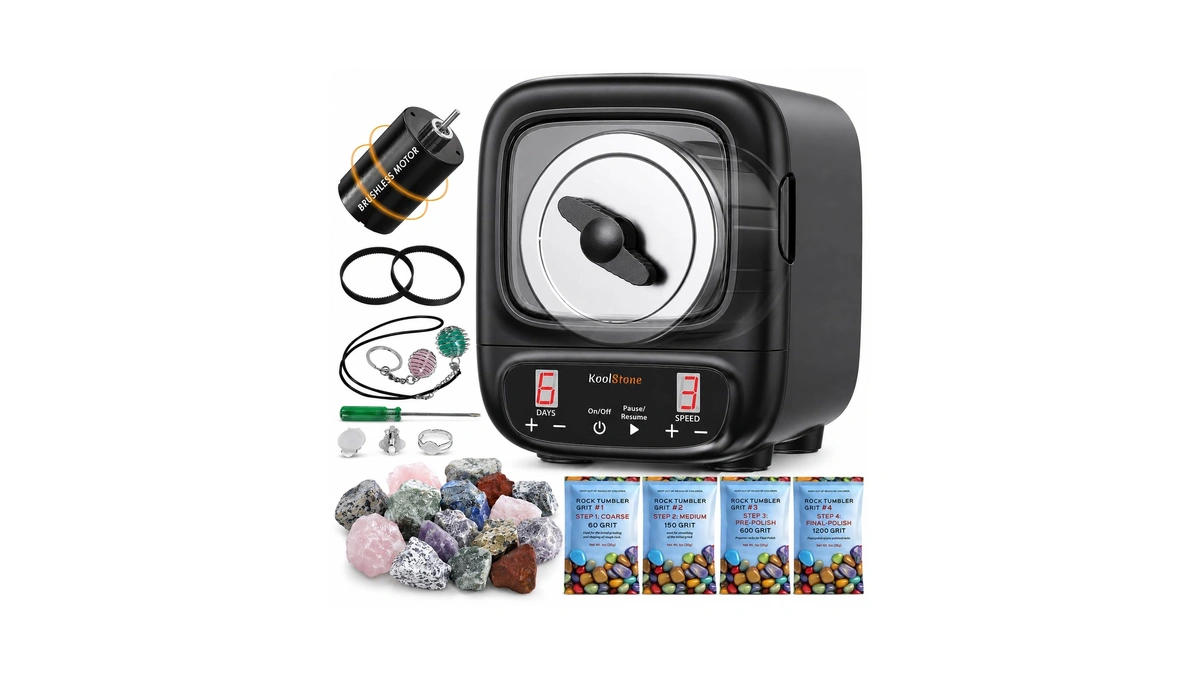 Koolstone C1 Pro Max Professional Rock Tumbler Kit - Large