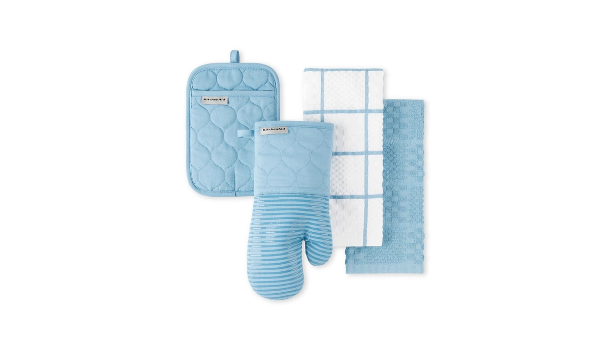 Kitchenaid Quilted Cotton Terry Cloth Oven Mitt, Pot Holder, Kitchen