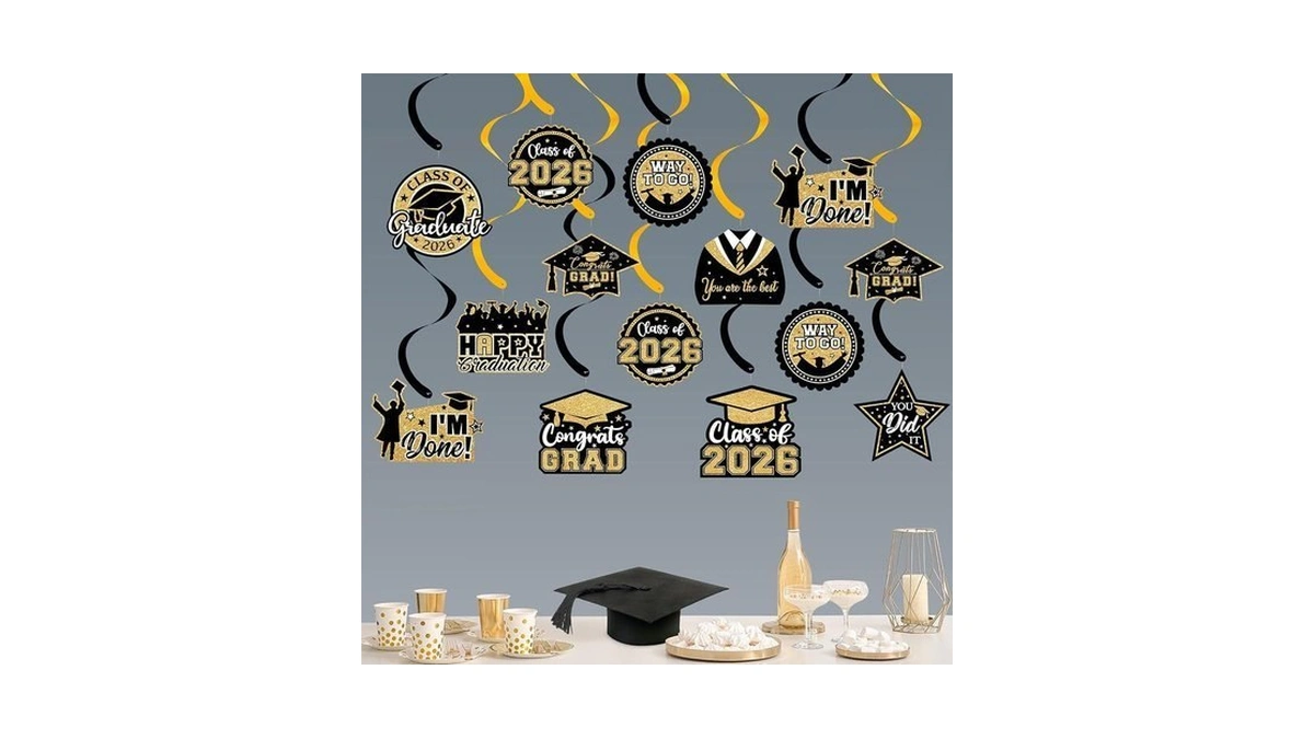 20 Pack Graduation Party Decorations 2026 - Congrats Grad Hanging