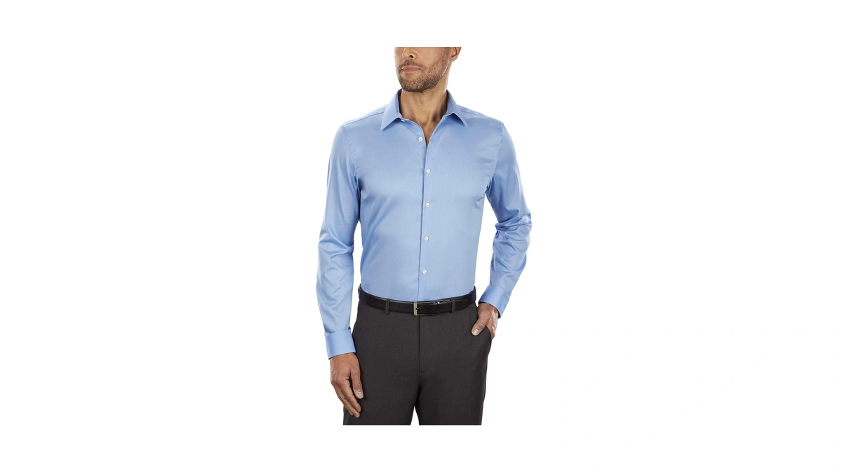 Van Heusen Men's Flex Collar Slim Fit Stretch Dress Shirt