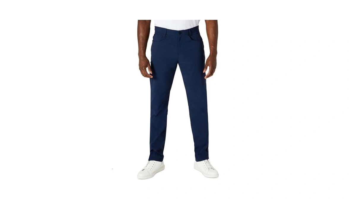 Kenneth Cole Flexible 5-pocket Pant | Water-resistant Dress Pants For