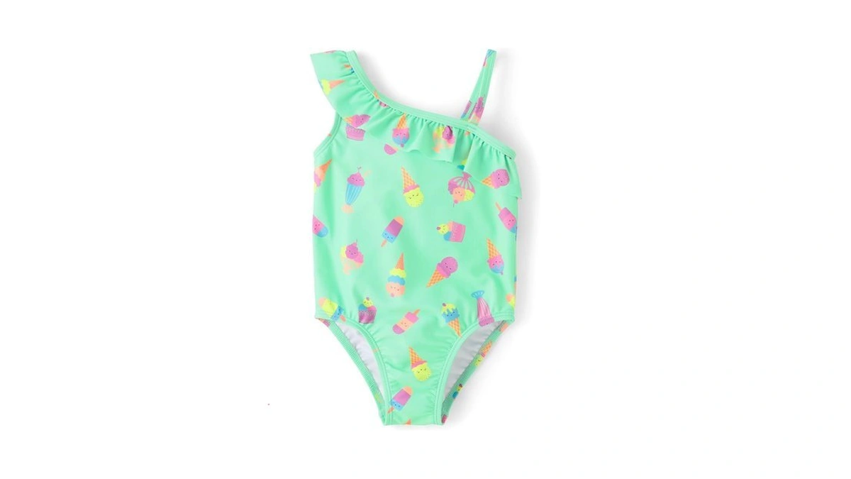 The Children's Place,baby Girls,and Toddler One Piece Swimsuit,neon Mint,12 Months,18