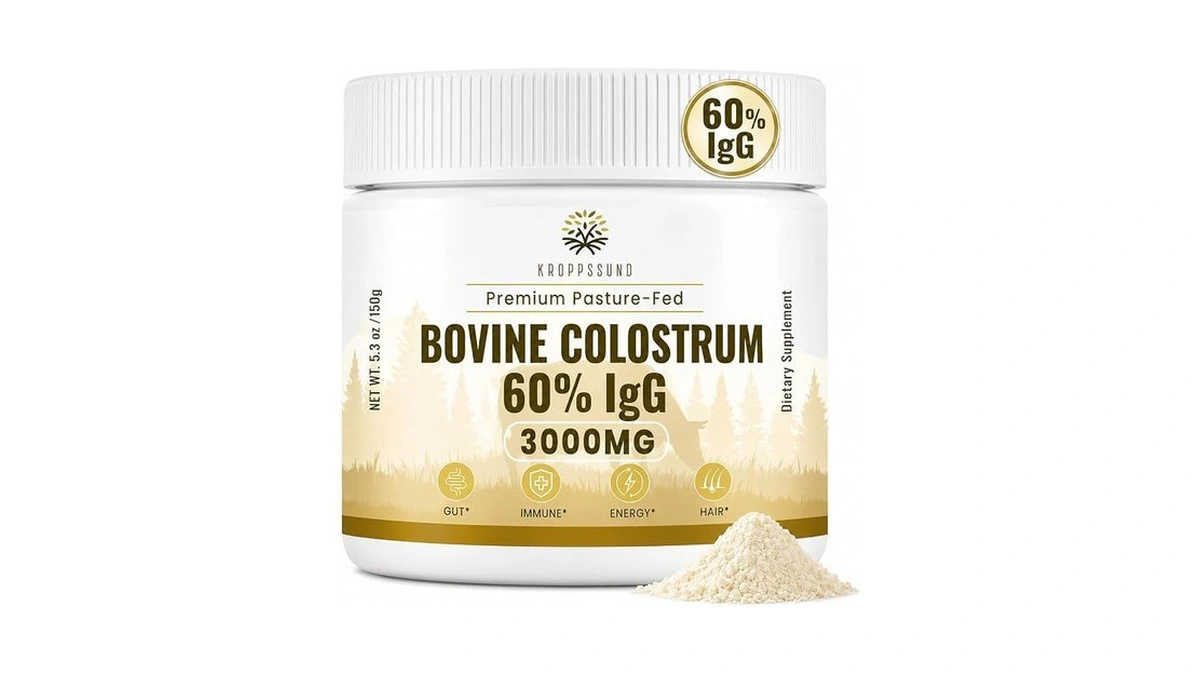 Kroppssund Bovine Colostrum Powder Supplement 3000 Mg - Extra High