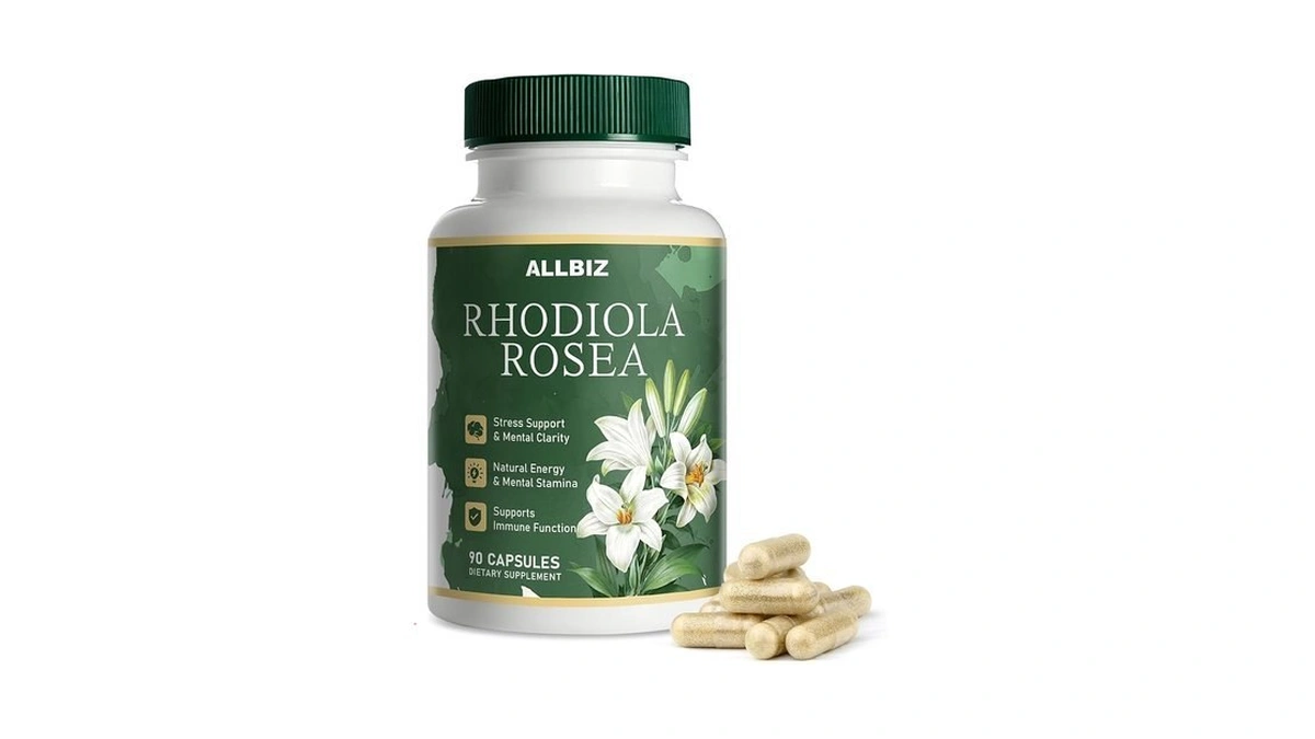 Rhodiola Rosea Organic 90 Count 3% Salidrosides&1% Rosavins Standardized