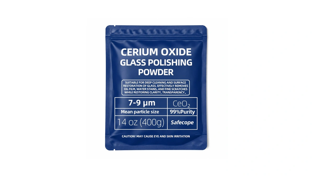 14 Oz (400g) 99% Cerium Oxide Glass Polishing Powder (7-9