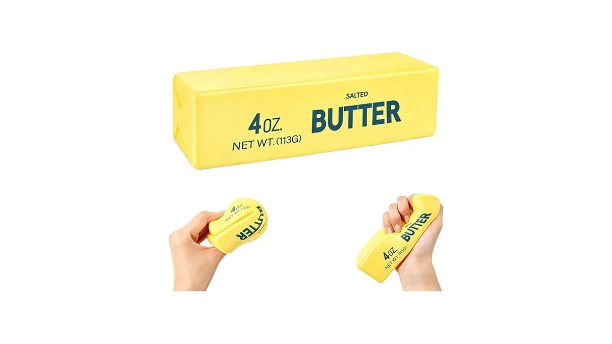 Butter Squishy Toy - Soft & Squeezeable Squishy Fidget Toys,