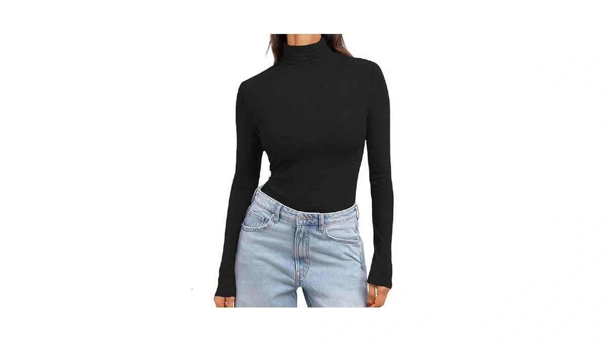Ekouaer Thermal Turtleneck Tops