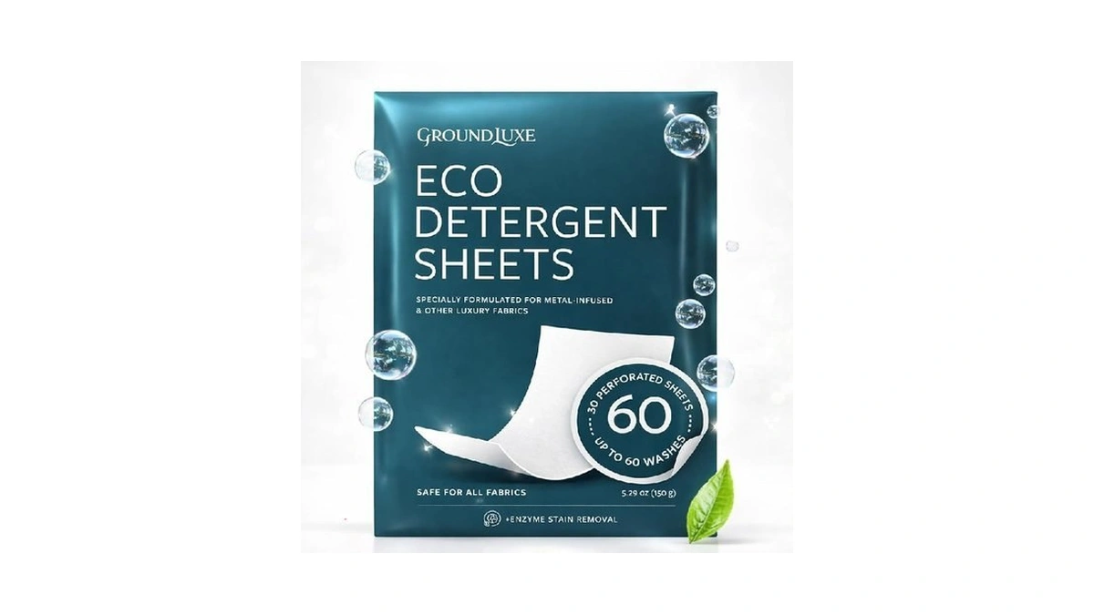 Groundluxe Eco Detergent Sheets - Formulated For Grounding & Earthing