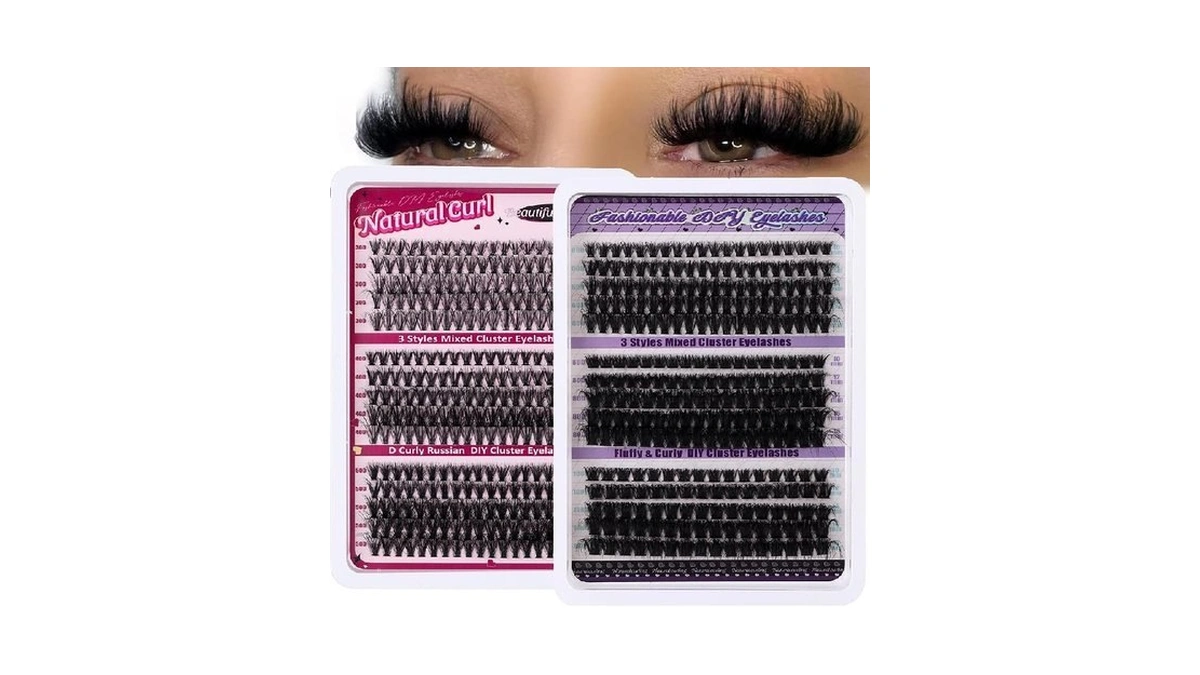 Lash Clusters 2 Pack - 570pcs Mixed Volume (30d/40d/50d +