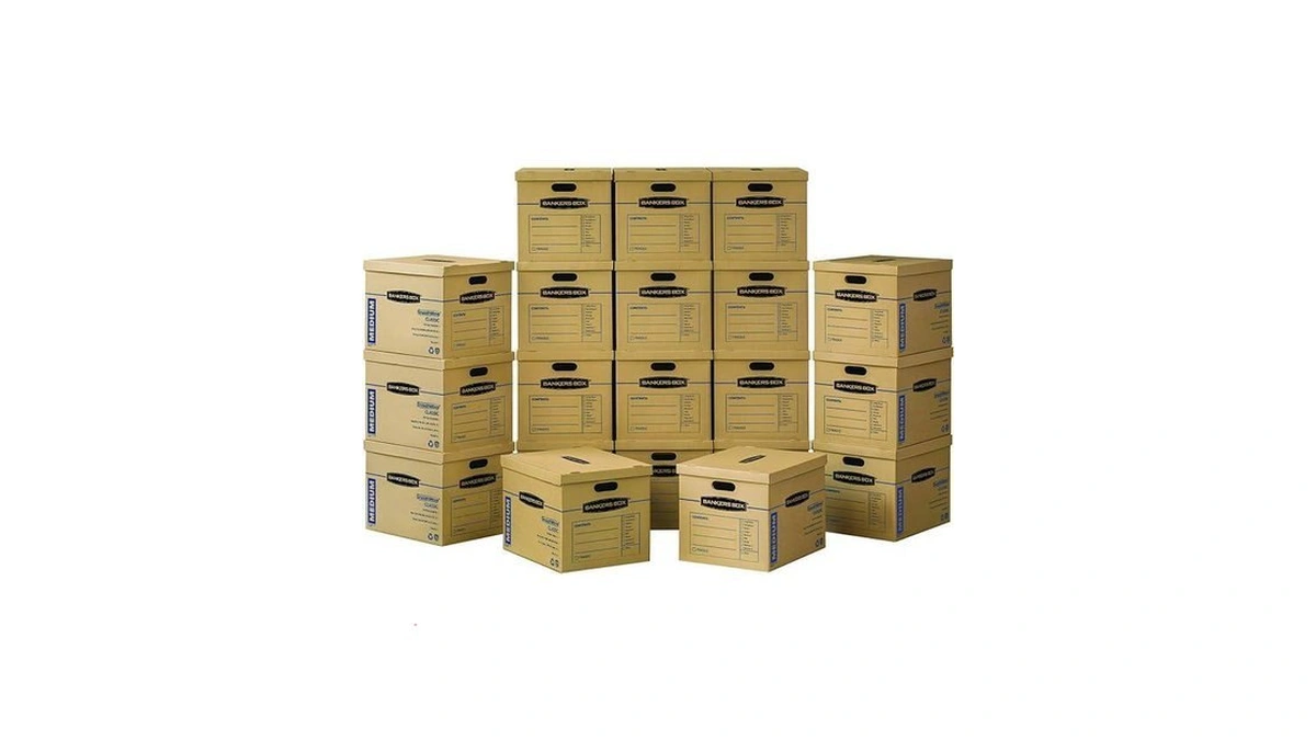Bankers Box 20-pack Medium Classic Moving Boxes With Reinforced Handles
