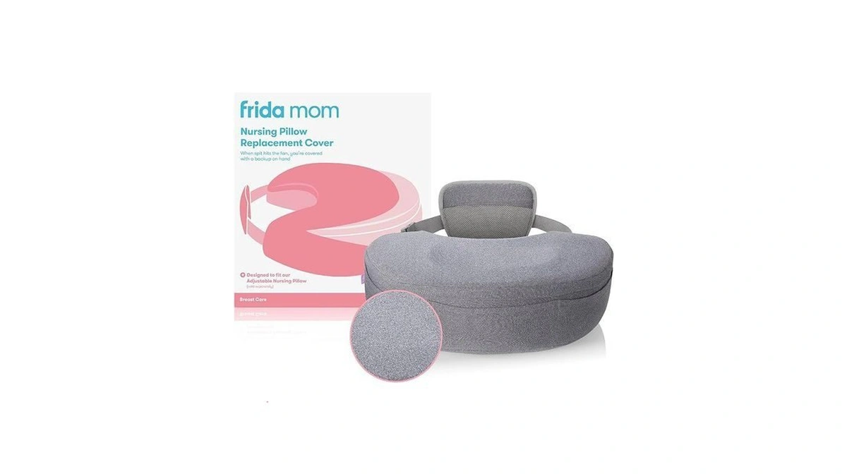Frida Mom Nursing Pillow Cover, Easy-to-clean Replacement Cover, Soft Fabric,