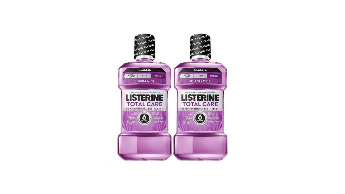 Listerine Mouthwash Total Care Anti Cavity Treatment For Adults Kills