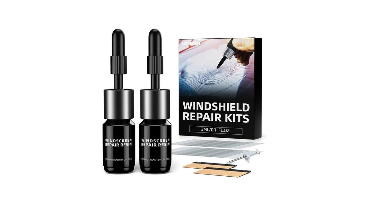 Lomeen Windshield Chip Repair Kit, Nano Car Glass Repair Tool