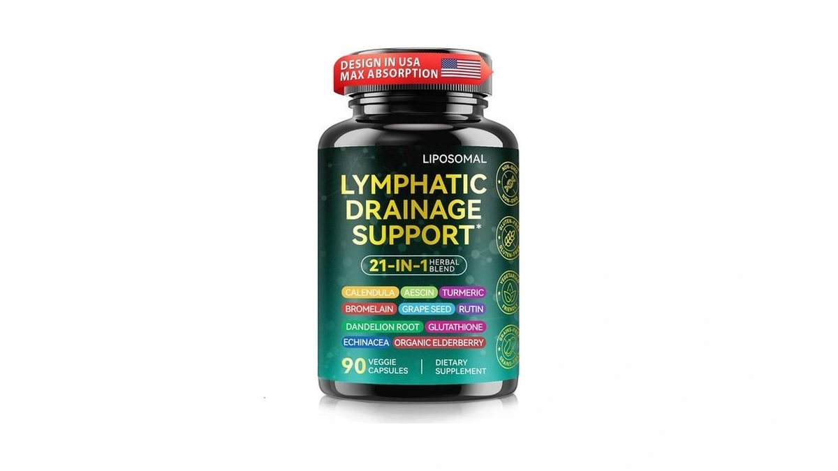 Lymphatic Drainage Supplements, Lymphatic Drainage Capsules Supplement - Wellness Complex