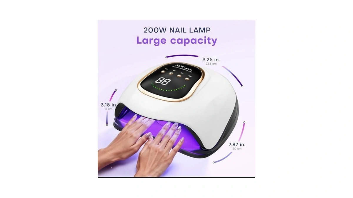 Gugusure Upgrade Uv Nail Lamp. Nail Dryer For Gel Polish