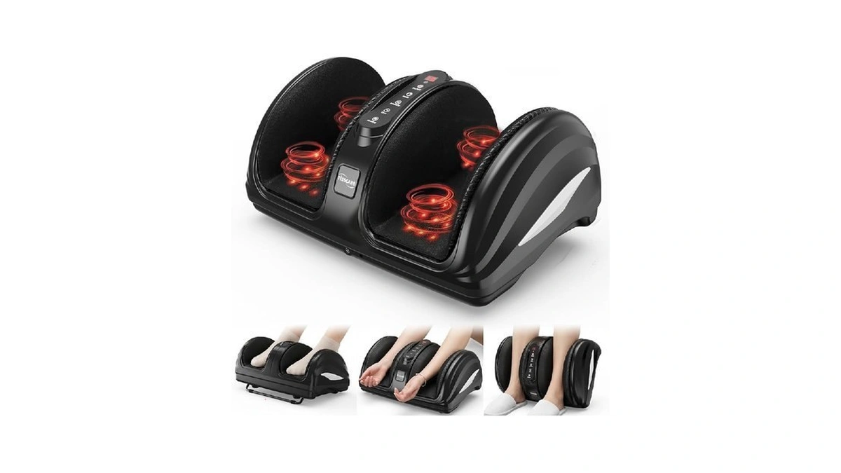 Tisscare Foot Massager For Neuropathy: Shiatsu Feet Massager With Heat